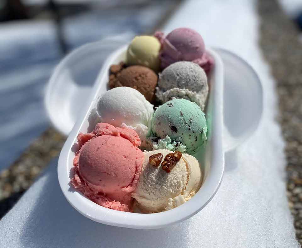 8 Kugeln Eis von Fischer DAS Eis zum mitnehmen