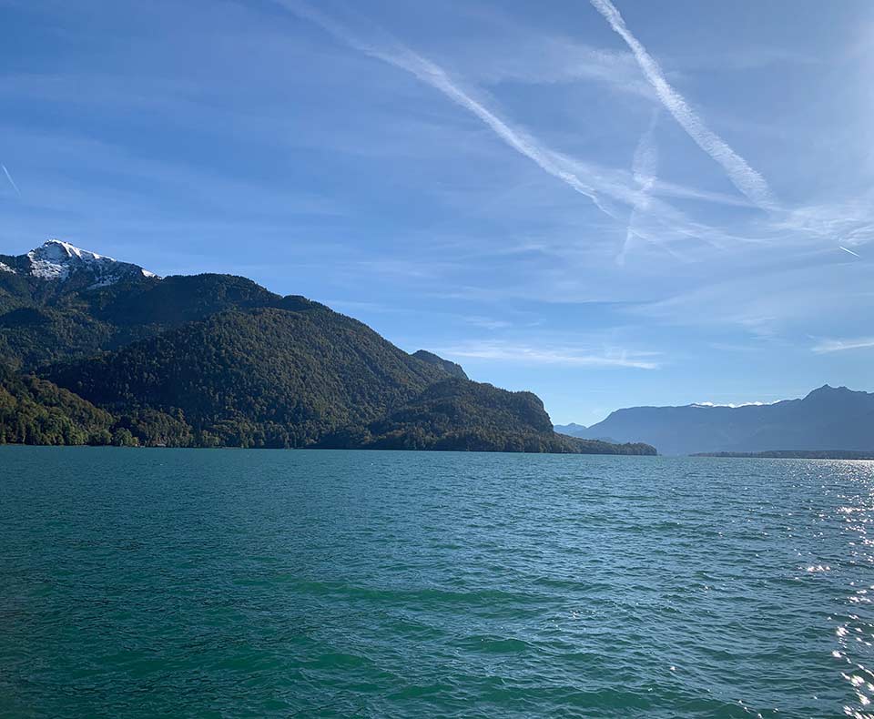 Ein sonniger Tag am Wolfgangsee