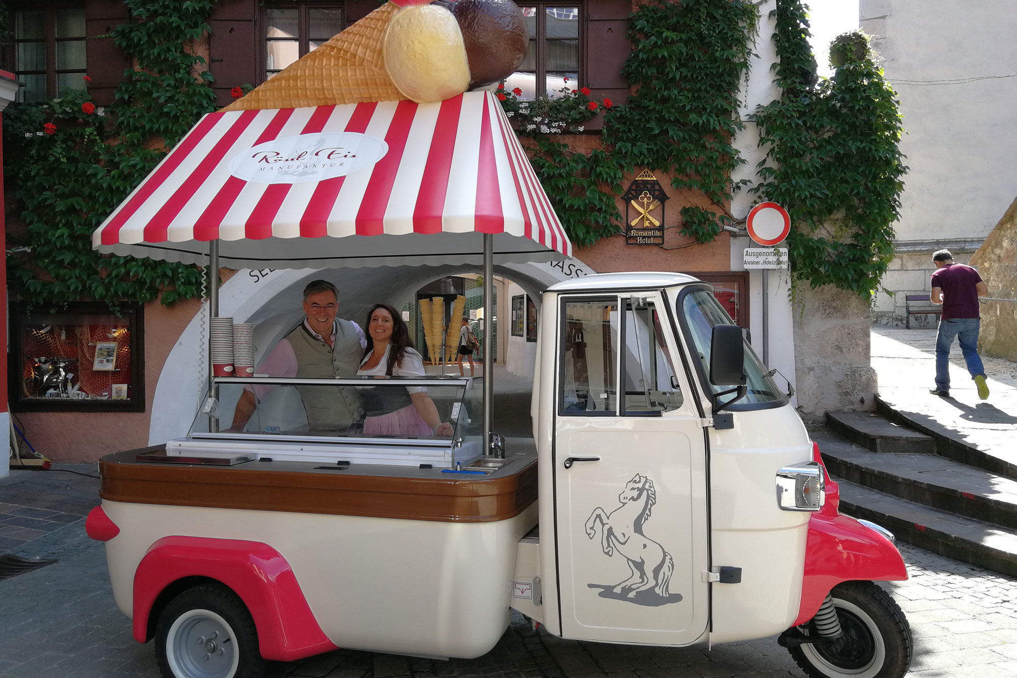 Mobilen italienischen Eisstand mieten
